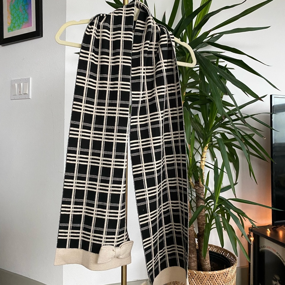 Kate Spade, Plaid Scarf Reversible Check